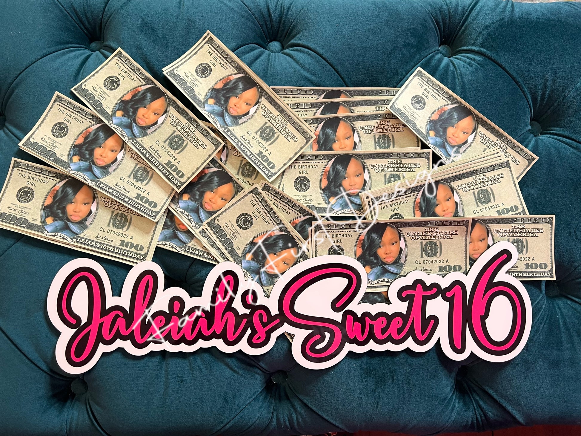 Custom Play CASH 50 Dollar Bill – Diva Creative Studio